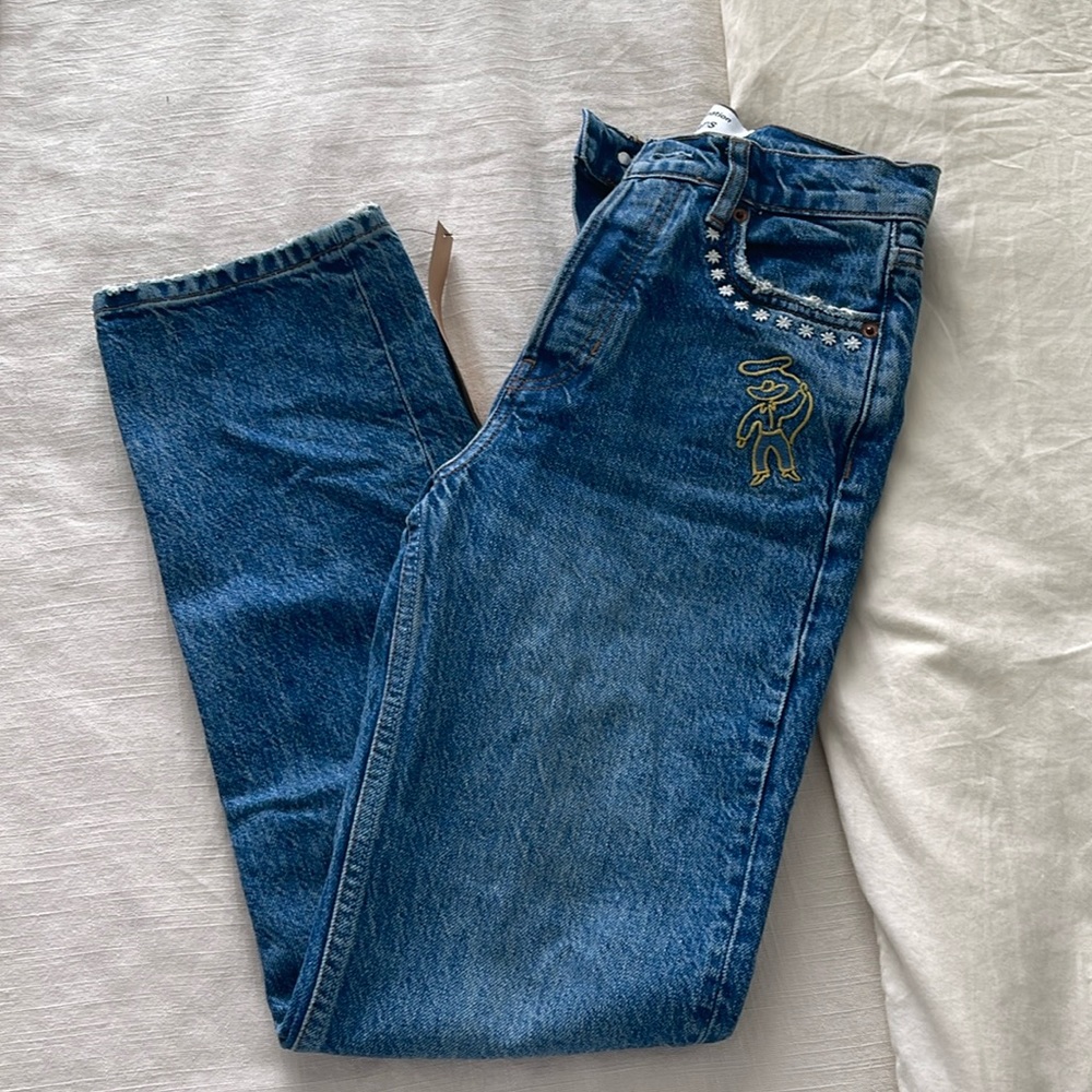 Reformation cowboy jeans